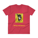 #FieldsOfGold V-Neck T-Shirt