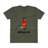 #FryLife V-Neck T-Shirt
