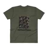 #50ShadesFrench V-Neck T-Shirt