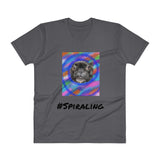 #Spiraling V-Neck T-Shirt