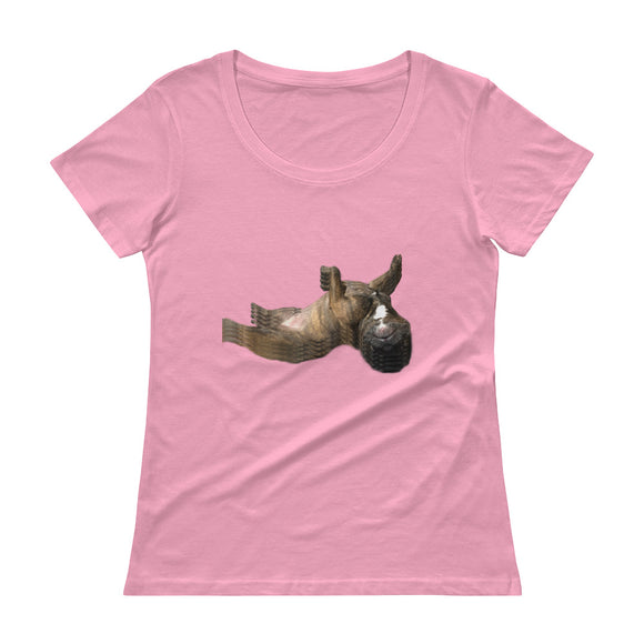 Brothers French Ladies' Scoopneck T-Shirt