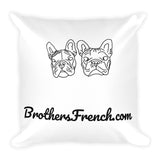 #SummertimeSadness Square Pillow w/ Brothers French Signature logo on back